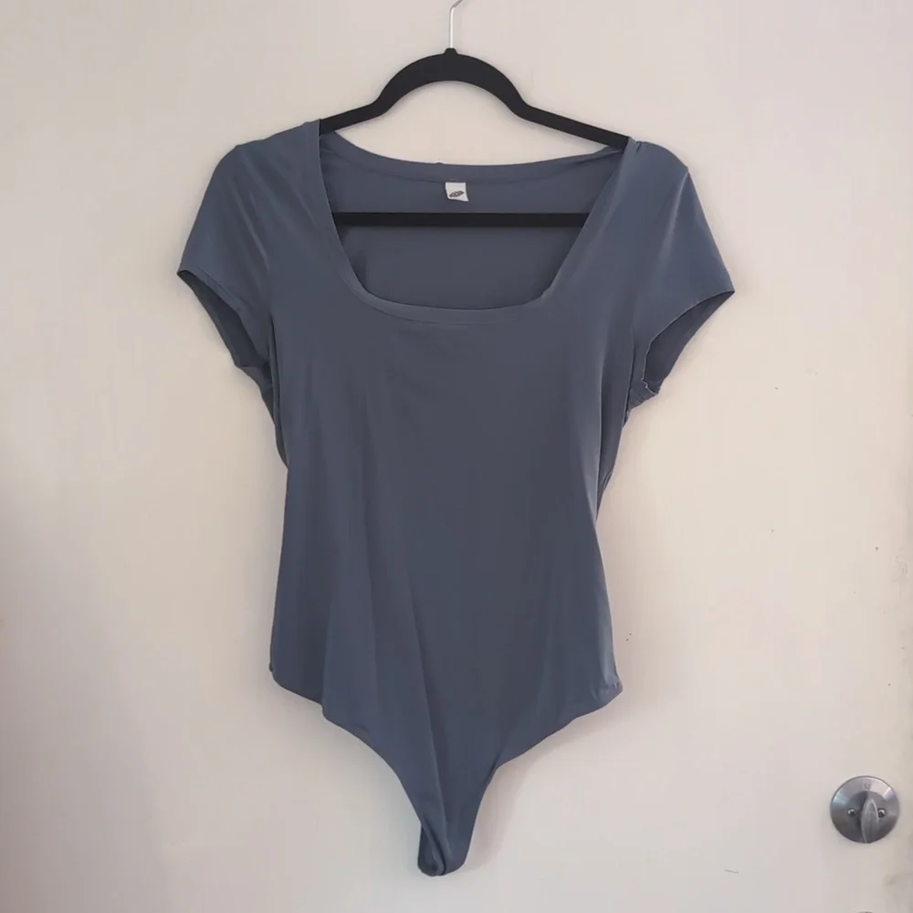 Parade Square/Scoop Bodysuit - Gray - Picture 2 of 4